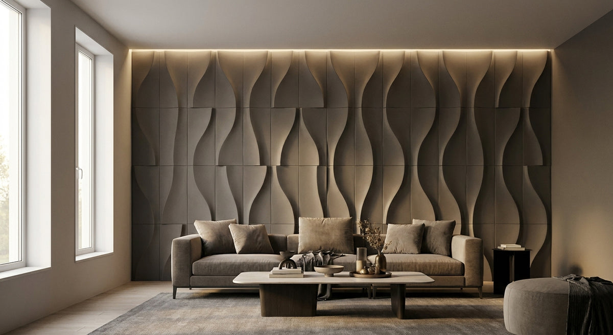 3D wandpanelen voor een moderne accentwand