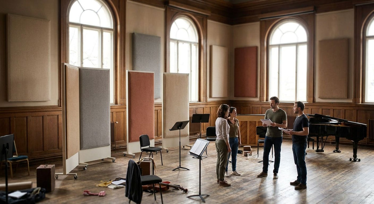 Beste akoestische panelen voor een theaterrepetitieruimte