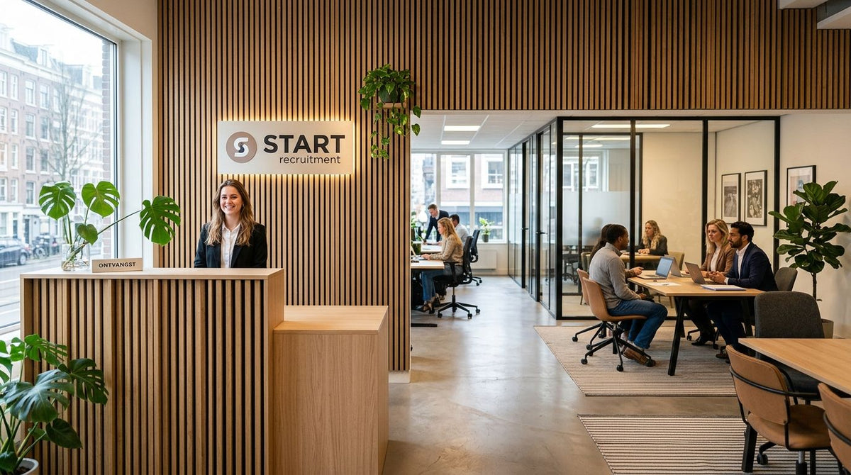 Wandpanelen voor een uitzendbureau of recruitmentkantoor