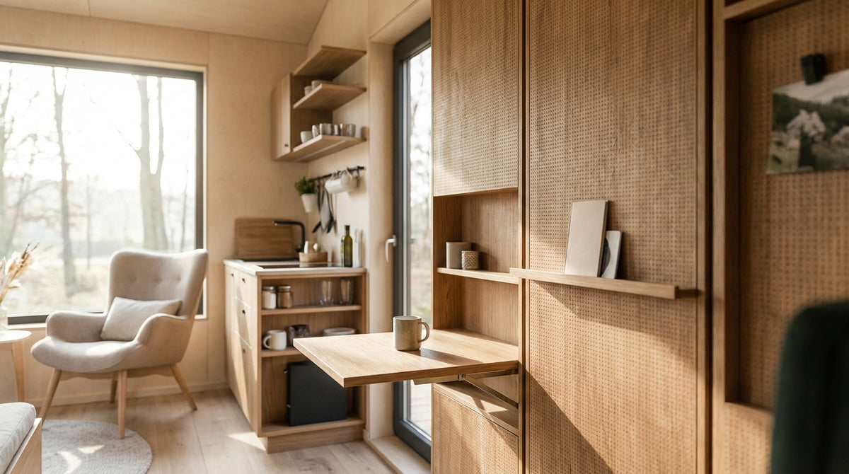 Wandpanelen voor een tiny house: ruimtebesparend en stijlvol