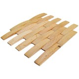 Houten Mozaïekpaneel | Eiken Licht | 30×30 cm | Hout | Tegel