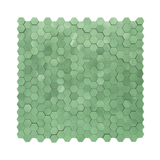 Mini Hexagon 3D Pastelgroen - productfoto 1