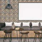 Houten Mozaïekpaneel | Marine Shipwood | 30×30 cm | Hout | Tegel