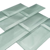Zelfklevende Mozaïektegels Metaal | Subway 3D Pastelgroen | 30,5×30,5 cm | Keuken, Bad & WC