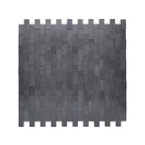 Zelfklevende Mozaïektegels Metaal Steenstrip 3D Antraciet 30×29,8 cm keukenachterwand