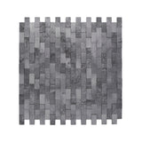 Zelfklevende Mozaïektegels Metaal Steenstrip 3D Antraciet 30×29,8 cm keukenachterwand