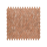Zelfklevende Mozaïektegels Metaal Picket 3D Zalm 31×30 cm keukenachterwand