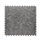 Zelfklevend Mozaïekpaneel | Visschub Antraciet | 28,8×29,8 cm | Metaal