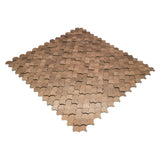 Zelfklevende Mozaïektegels Metaal | Visschub Koper | 28,8×29,8 cm | Keuken, Bad & WC