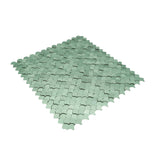 Zelfklevende Mozaïektegels Metaal | Visschub Pastelgroen | 28,8×29,8 cm | Keuken, Bad & WC