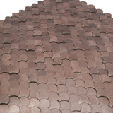 Zelfklevende Mozaïektegels Metaal | Visschub Donkerkoper | 28,8×29,8 cm | Keuken, Bad & WC