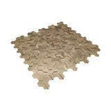 Zelfklevende Mozaïektegels Metaal | Trifold 3D Goud | 30,3×28 cm | Keuken, Bad & WC