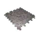 Zelfklevende Mozaïektegels Metaal | Trifold 3D Antraciet | 30,3×28 cm | Keuken, Bad & WC