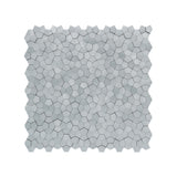 Zelfklevend Mozaïekpaneel | Pentagon 3D Zilver | 28,2×28,2 cm | Metaal