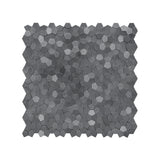 Zelfklevend Mozaïekpaneel | Pentagon 3D Antraciet | 28,2×28,2 cm | Metaal