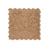 Zelfklevende Mozaïektegels Metaal Pentagon 3D Zalm 28,2×28,2 cm keukenachterwand