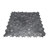 Zelfklevende Mozaïektegels Metaal | Pentagon 3D Antraciet | 28,2×28,2 cm | Keuken, Bad & WC