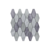 Zelfklevende Mozaïektegels Metaal Picket Grijs 30×30 cm keukenachterwand