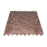 Zelfklevende Mozaïektegels Metaal | Driepas 3D Koper | 30,5×29,6 cm | Keuken, Bad & WC