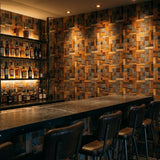 Lava Mix houten wandpaneel