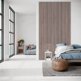 AkuPanel Rustiek Walnoot-Hout | 240cm x 60cm | 3-zijdig écht houtfineer