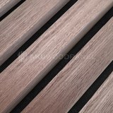 Akupanel Rustiek Walnoot-Hout | 300cmx60cm | 3-zijdig écht houtfineer