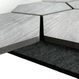 hexagon wandpaneel grijs 3