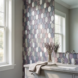 Picket Mauve - badkamer sfeerfoto