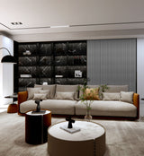 AkuPanel Grijs Walnoot-Hout | 240cm x 60cm | 3-zijdig écht houtfineer