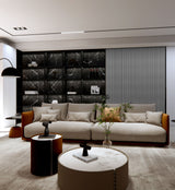 AkuPanel Grijs Walnoot-Hout | 300cmx60cm | 3-zijdig écht houtfineer