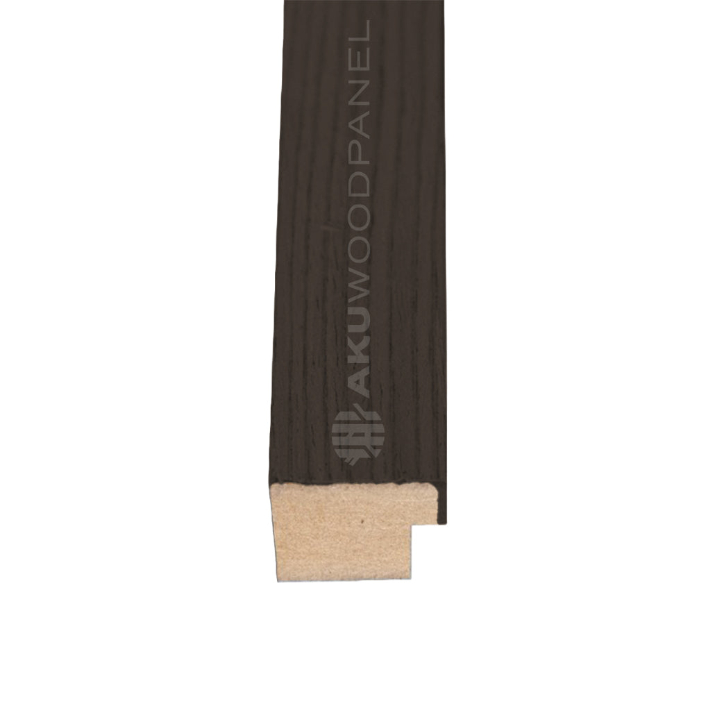 AkuPanel Eindlat Donker Walnoot Hout 240cm Afwerklijst