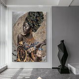 Canvas | Plexiglas Schilderij - Golden Moon