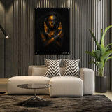 Canvas | Plexiglas Schilderij - Golden Star