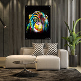 Canvas | Plexiglas Schilderij - Monkey