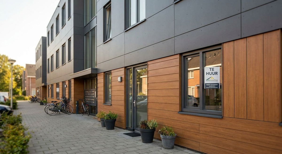 Beste onderhoudsarme gevelbekleding voor huurwoningen