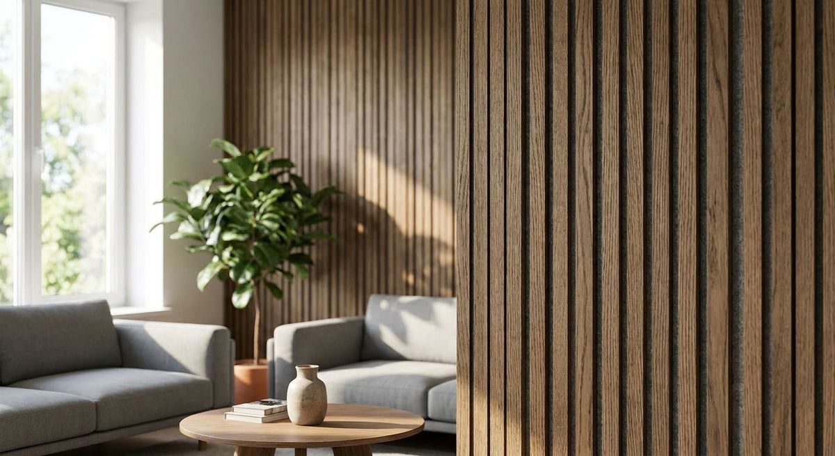 Akupanel gerookt eiken voor moderne inrichting