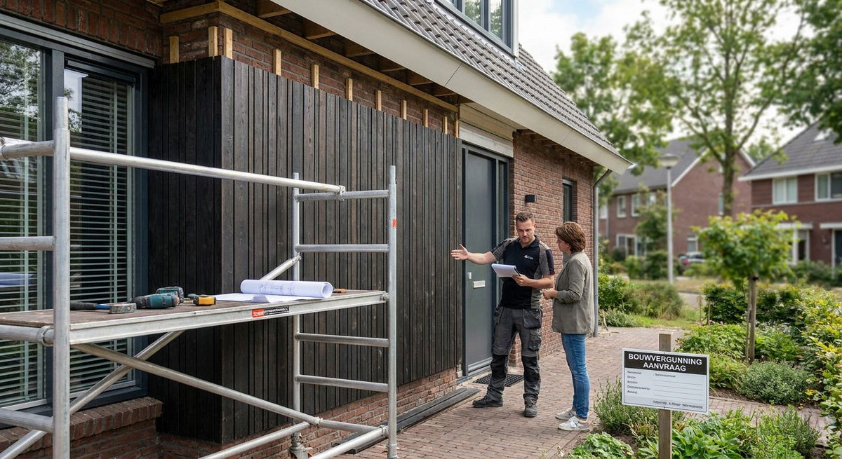 Vergunning gevelbekleding: wanneer heb je die nodig