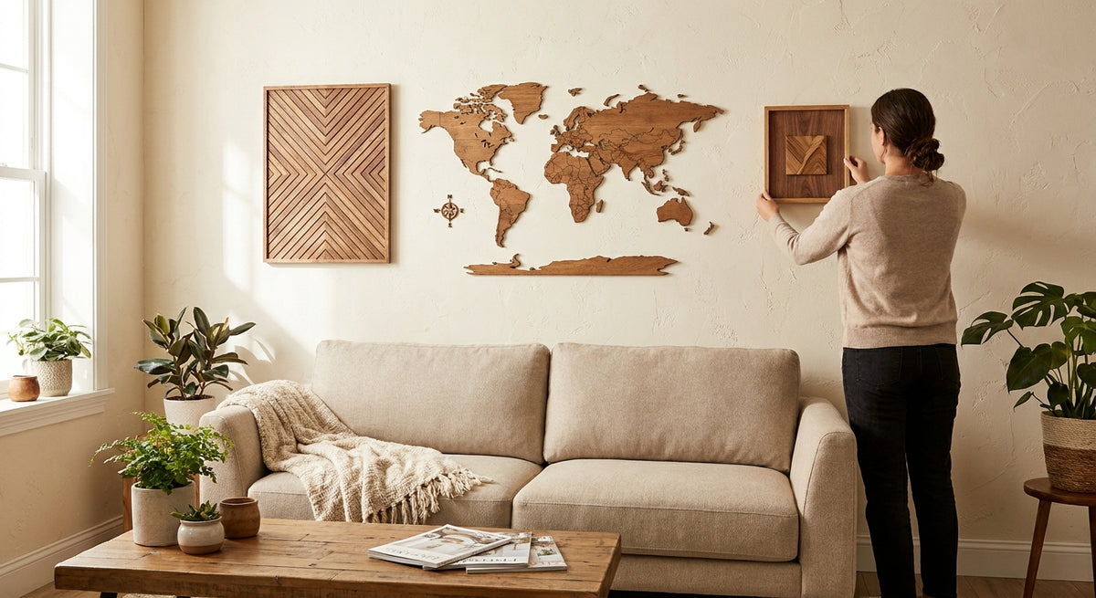 Hoe kies je houten wanddecoratie voor de woonkamer