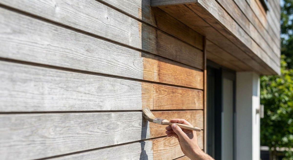 Hoe voorkom je kleurverschil bij houten gevelbekleding door UV