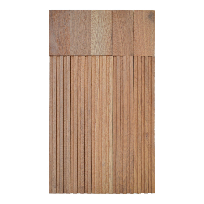 Houten Mozaïekpaneel | Rosewood XL | 30×60 cm | Hout | Tegel