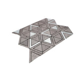 Driehoek Grijs Zilver - productfoto glans 3
