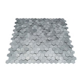 Mini Hexagon 3D Grijs - productfoto glans 2