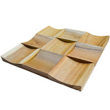 Houten Mozaïekpaneel | Timeless Teak | 30×30 cm | Hout | Tegel