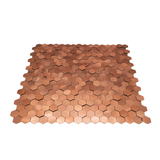 Mini Hexagon 3D Koper - productfoto glans 2