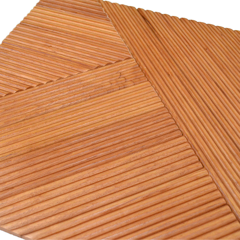 Houten Mozaïekpaneel | Xilan XL | 40×40 cm | Hout | Tegel