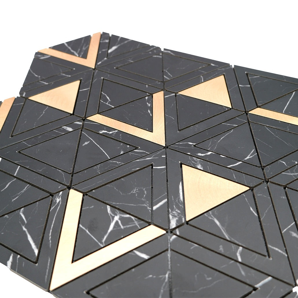 Driehoek Zwart Goud - productfoto glans 4