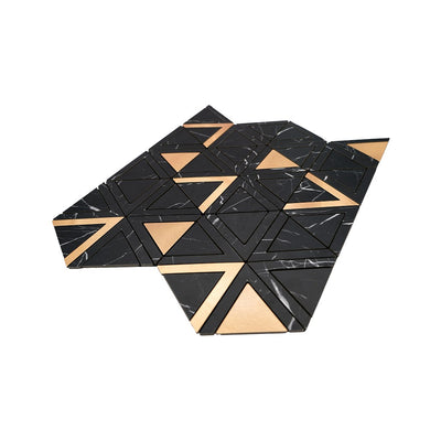 Driehoek Zwart Goud - productfoto glans 3