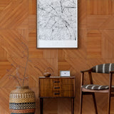 Houten Mozaïekpaneel | Xilan XL | 40×40 cm | Hout | Tegel