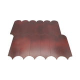 Zelfklevende Mozaïektegels Metaal | Arch Bordeaux | 28,8×29,8 cm | Keuken, Bad & WC