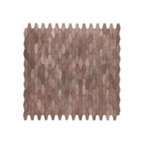 Zelfklevende Mozaïektegels Metaal Picket 3D Donkerkoper 31×30 cm keukenachterwand